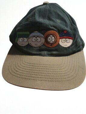 Vintage South Park Hat 1998 Comedy Central Kyle Kenny Stan Cartman Cap